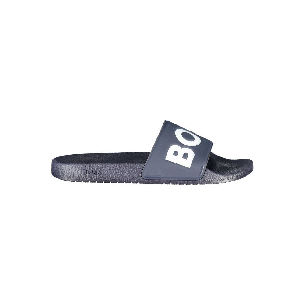 Logo-Print Polyurethane Slide Sandals
