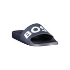 Logo-Print Polyurethane Slide Sandals