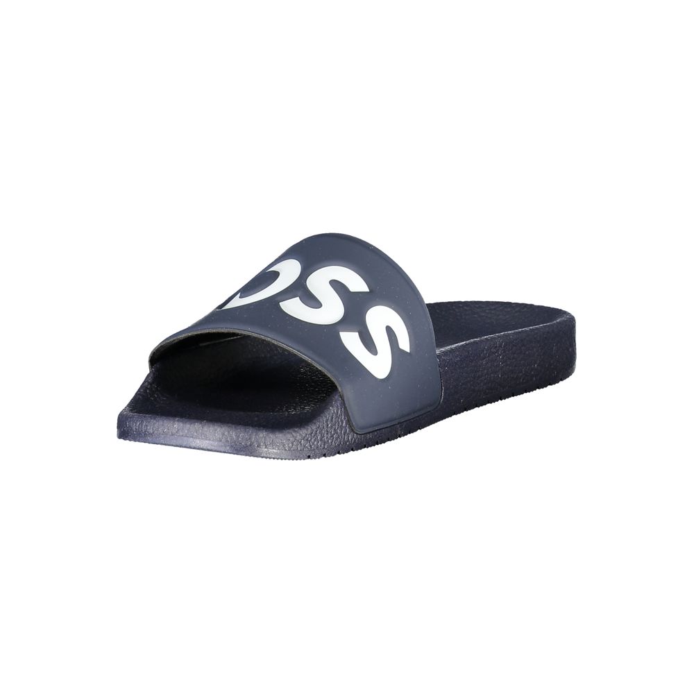 Logo-Print Polyurethane Slide Sandals