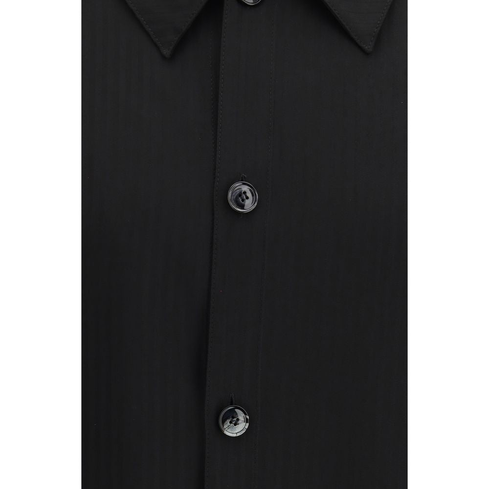 Chevron Viscose Twill Oversize Shirt
