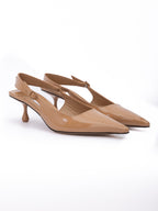 Powder Pink Patent Leather Amel 50 Slingback Pumps