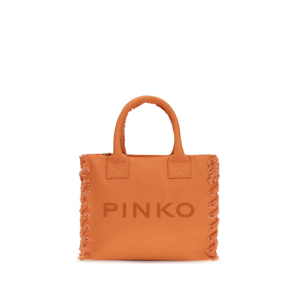 Orange Cotton Tote Bag