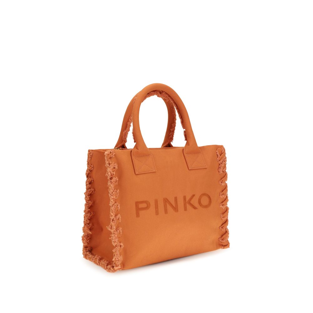 Orange Cotton Tote Bag