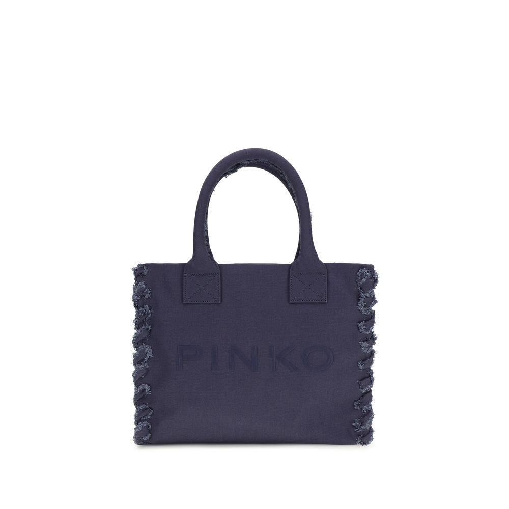 Blue Cotton Tote Bag