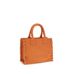 Orange Cotton Tote Bag