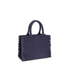 Blue Cotton Tote Bag