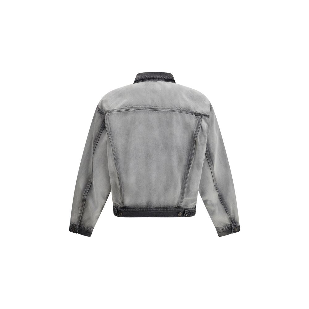 D-Denver Denim Jacket with Tonal Stitching
