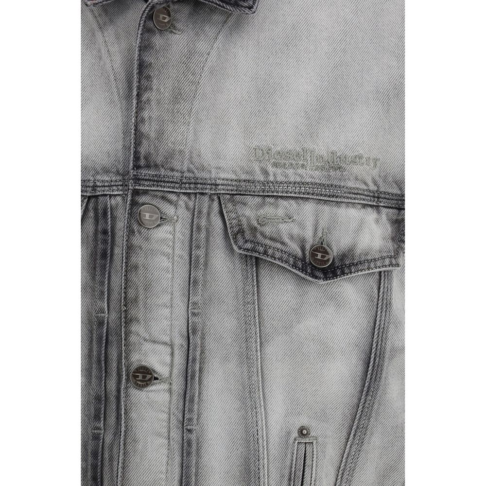 D-Denver Denim Jacket with Tonal Stitching
