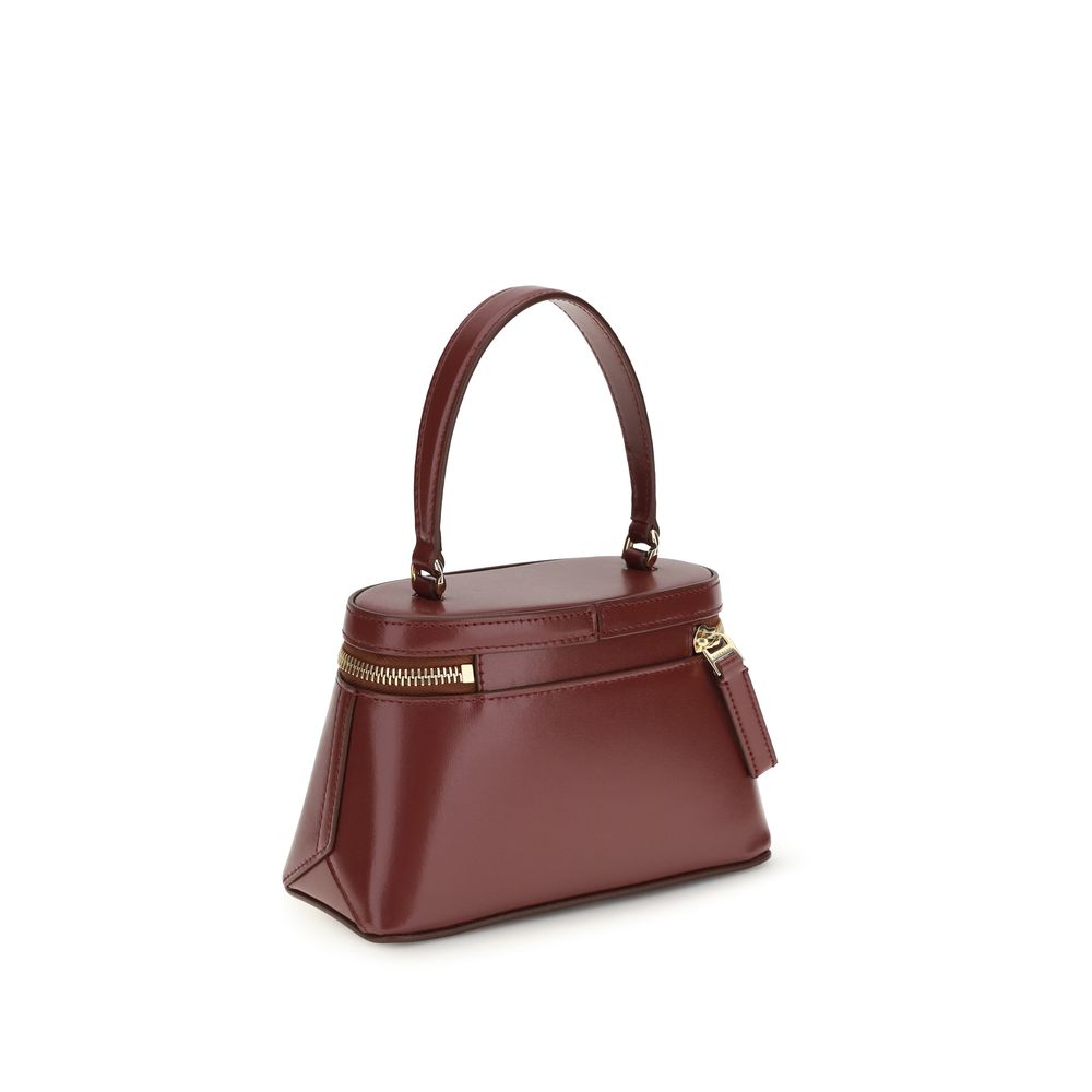 Burgundy Calf Leather Antigona Mini Handbag