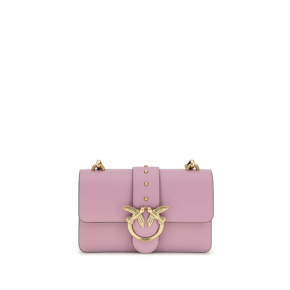 Small Love One Shoulder Bag In Multicolor Calf Leather