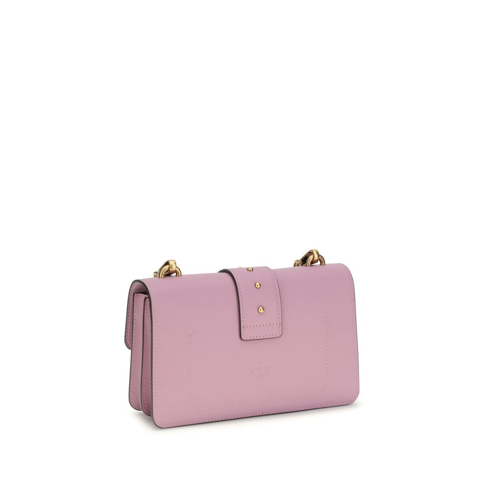 Small Love One Shoulder Bag In Multicolor Calf Leather