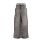 Gray Cotton Melody Jeans