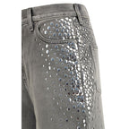 Gray Cotton Melody Jeans