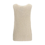 Beige Cotton Vest