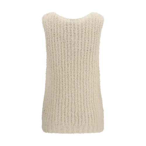 Beige Cotton Vest
