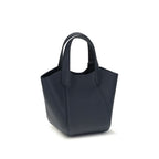 Small Burgundy Calf Leather Handbag