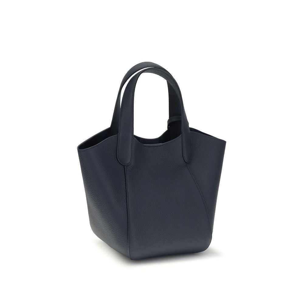Small Burgundy Calf Leather Handbag
