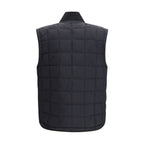 Black Nylon Sleveless Jacket