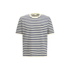 Striped Cotton Crewneck Sweater