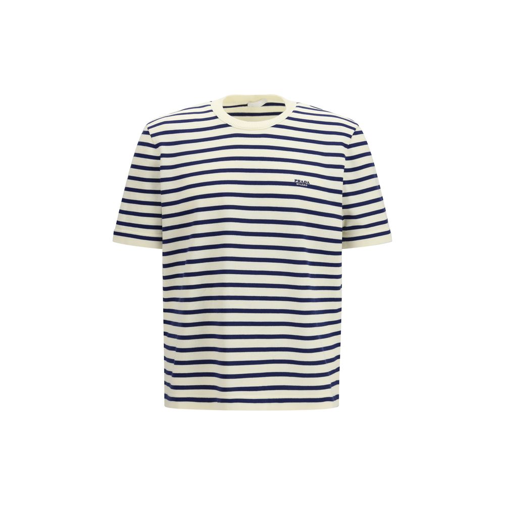Striped Cotton Crewneck Sweater