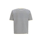 Striped Cotton Crewneck Sweater