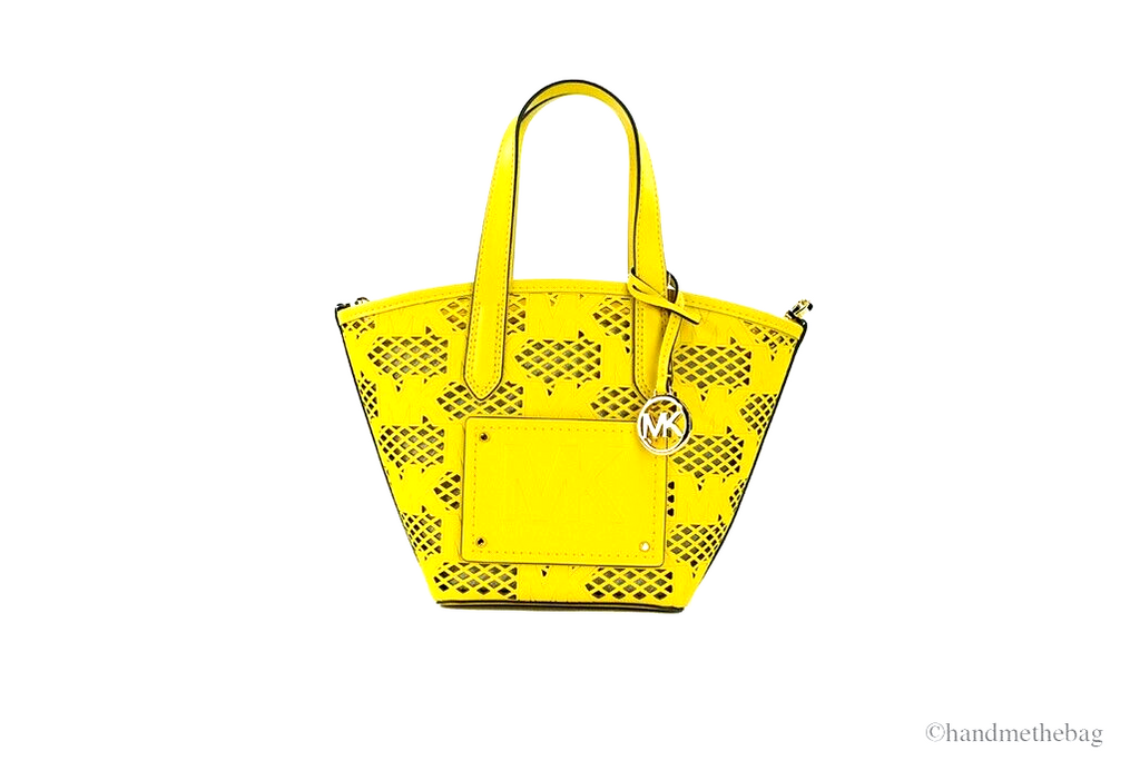 Small Daffodil Vegan Leather 2-In-1 Zip Tote Messenger Bag