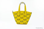 Small Daffodil Vegan Leather 2-In-1 Zip Tote Messenger Bag