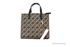 Mini Signet Printed Leather Crossbody Tote