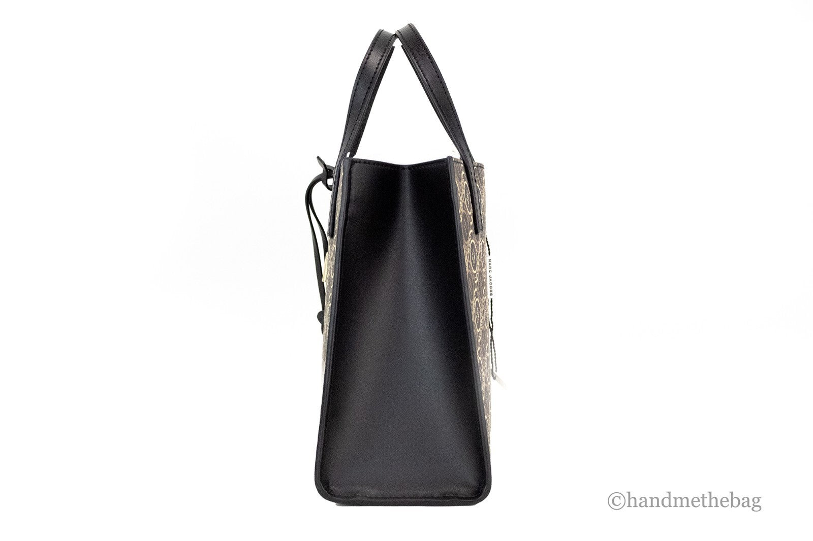 Mini Signet Printed Leather Crossbody Tote