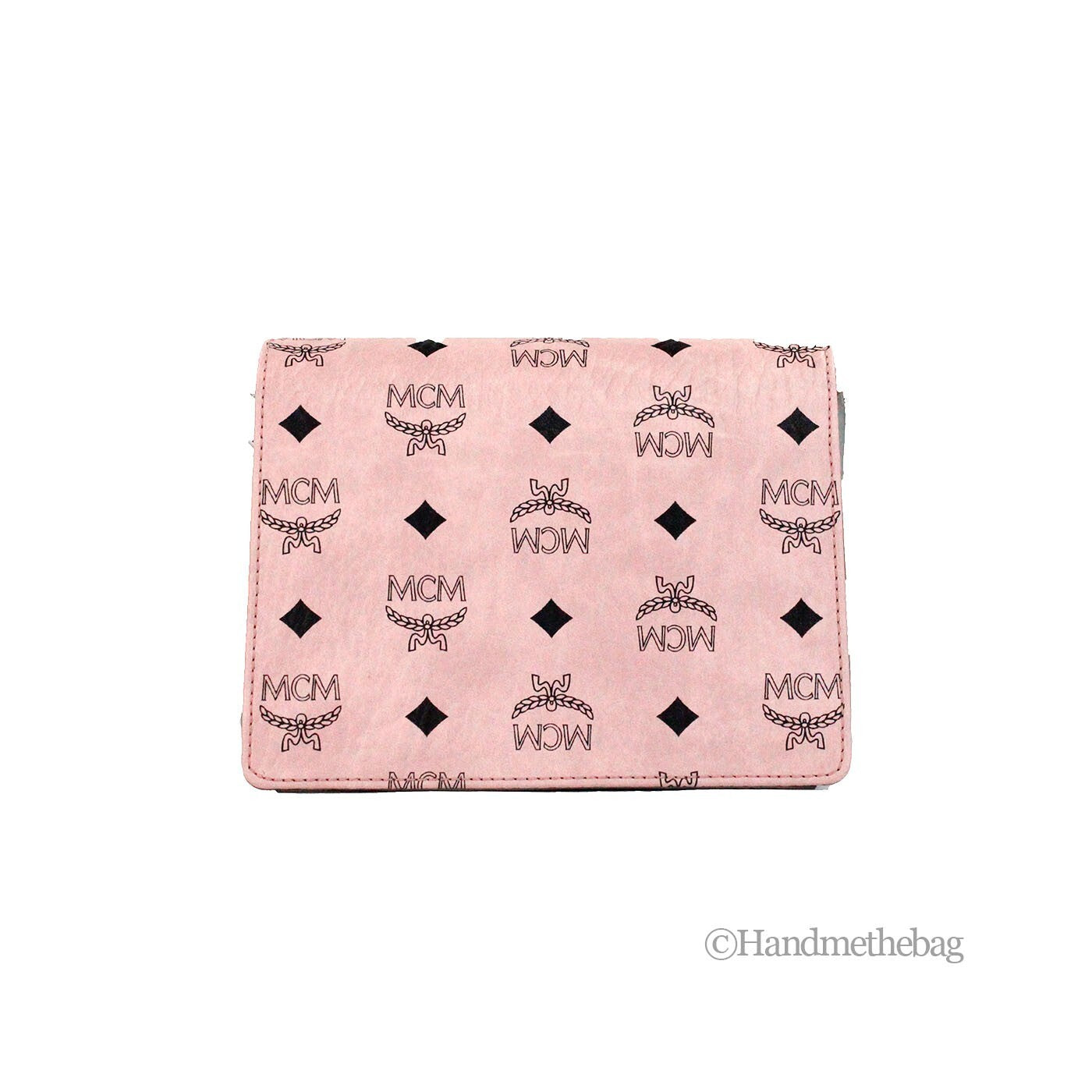 Signature Patricia Leather Mini Flap Lock Crossbody Bag