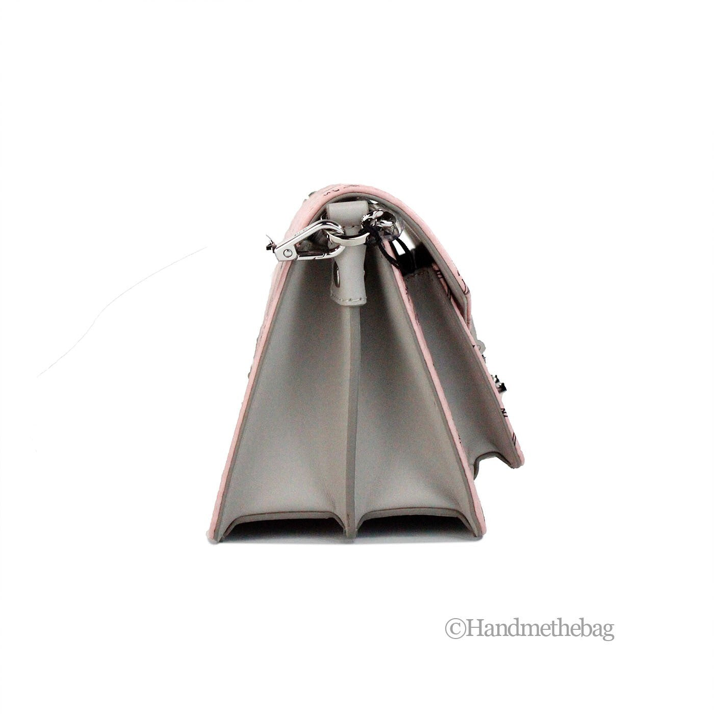 Signature Patricia Leather Mini Flap Lock Crossbody Bag