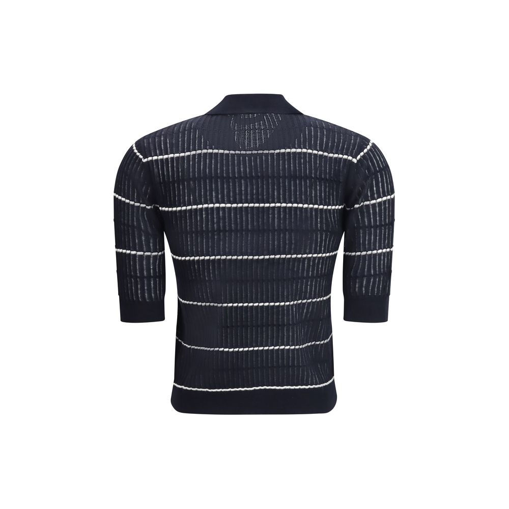 Silk And Wool Polo Gallo
