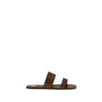 Calfskin Ibiza Flat Sandals
