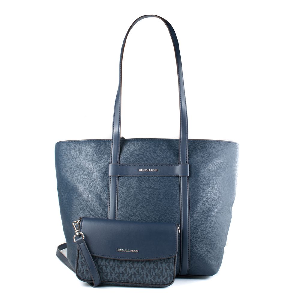 Blue Fur 2 In 1 Jet Set Travel Handbag And Wallet Set