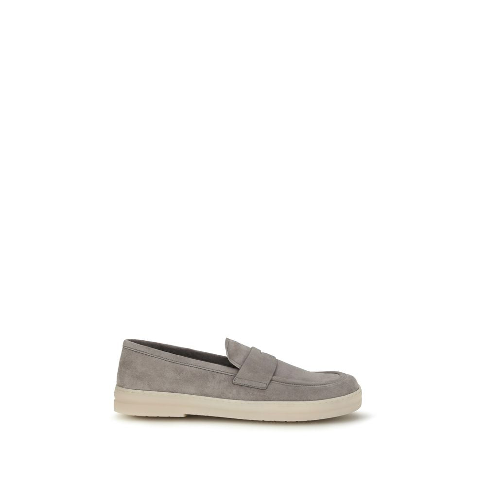 Suede Slip-On Loafers