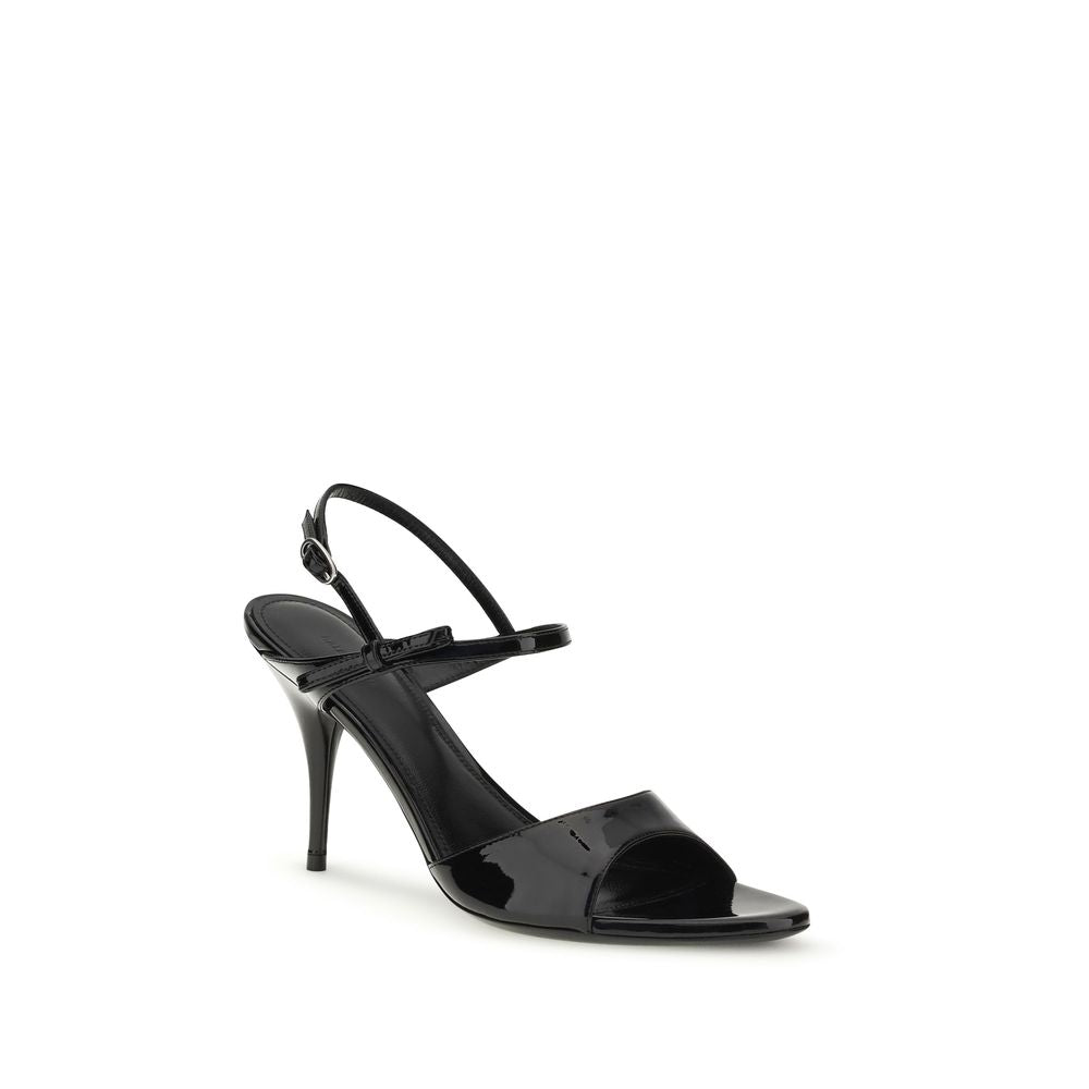 Avenue Bow Patent Leather Sandals