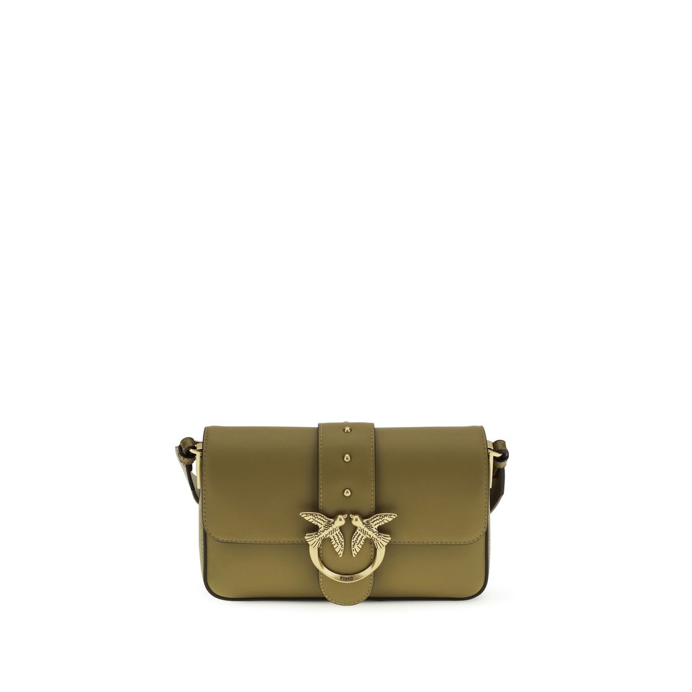 Mini Love Bicolor Calf Leather Shoulder Bag