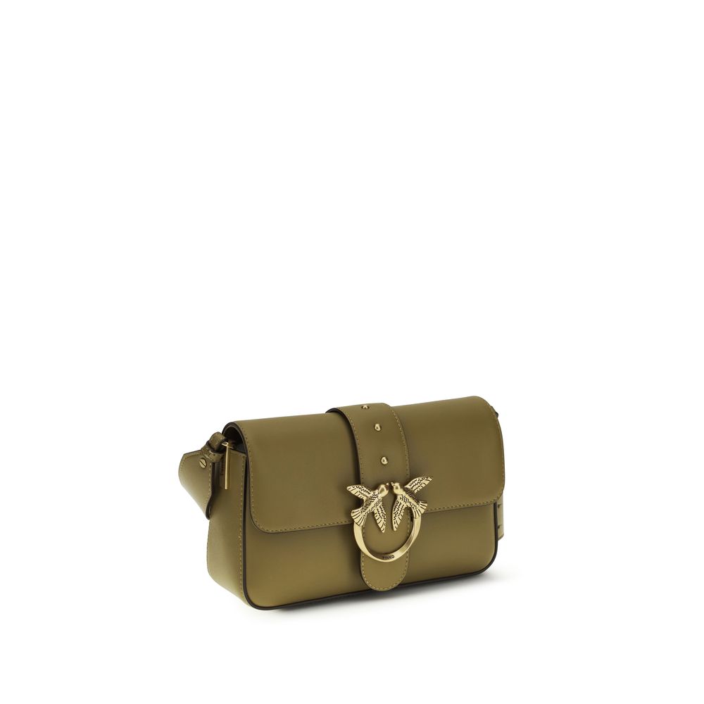 Mini Love Bicolor Calf Leather Shoulder Bag