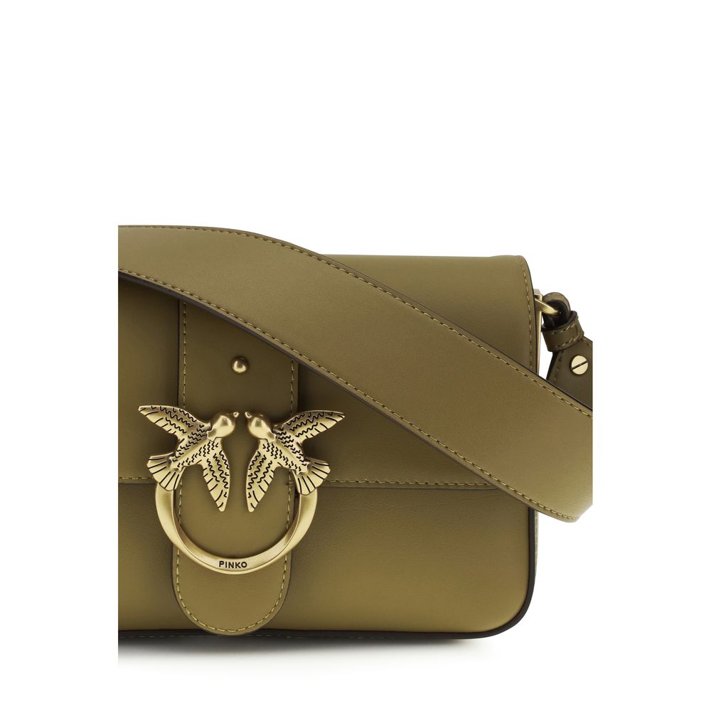 Mini Love Bicolor Calf Leather Shoulder Bag