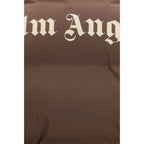 Brown Polyamide Full-Length Down Jacket