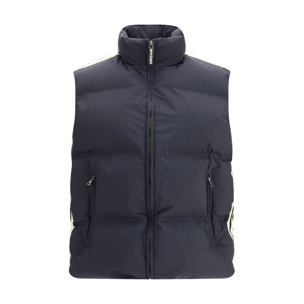Black Polyamide Classic Logo Trackdown Vest