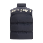 Black Polyamide Classic Logo Trackdown Vest