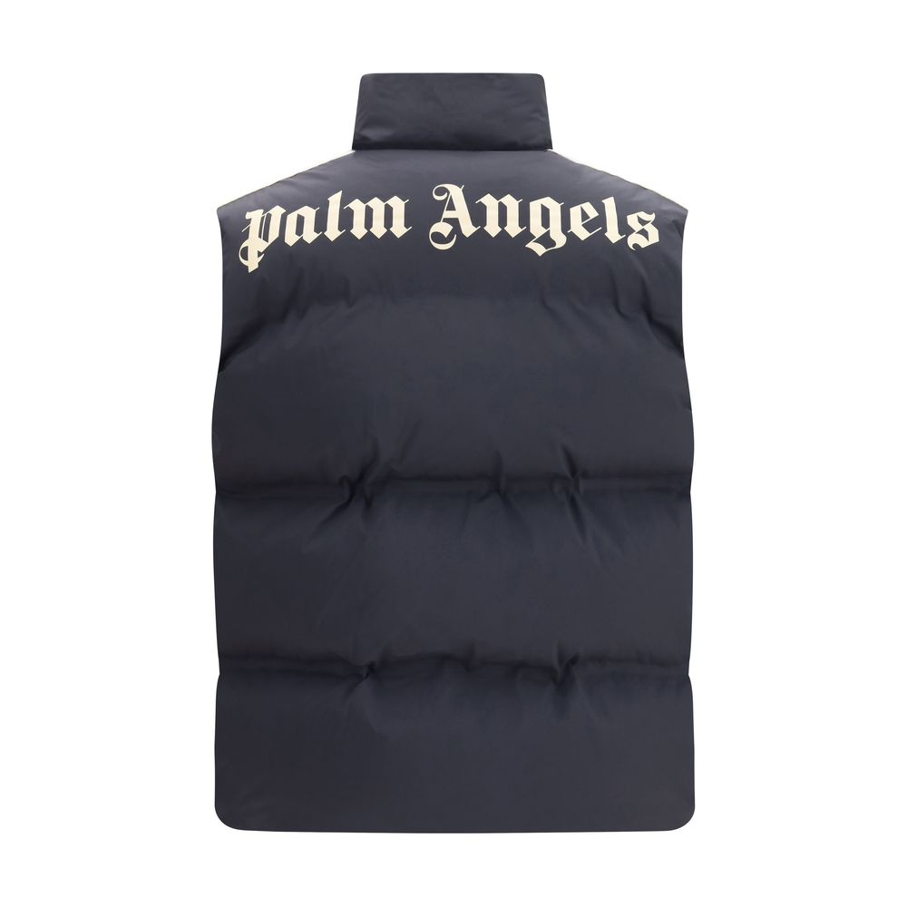 Black Polyamide Classic Logo Trackdown Vest