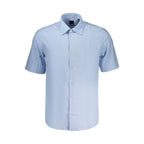 Azzurro Cotton Short Sleeve Shirt