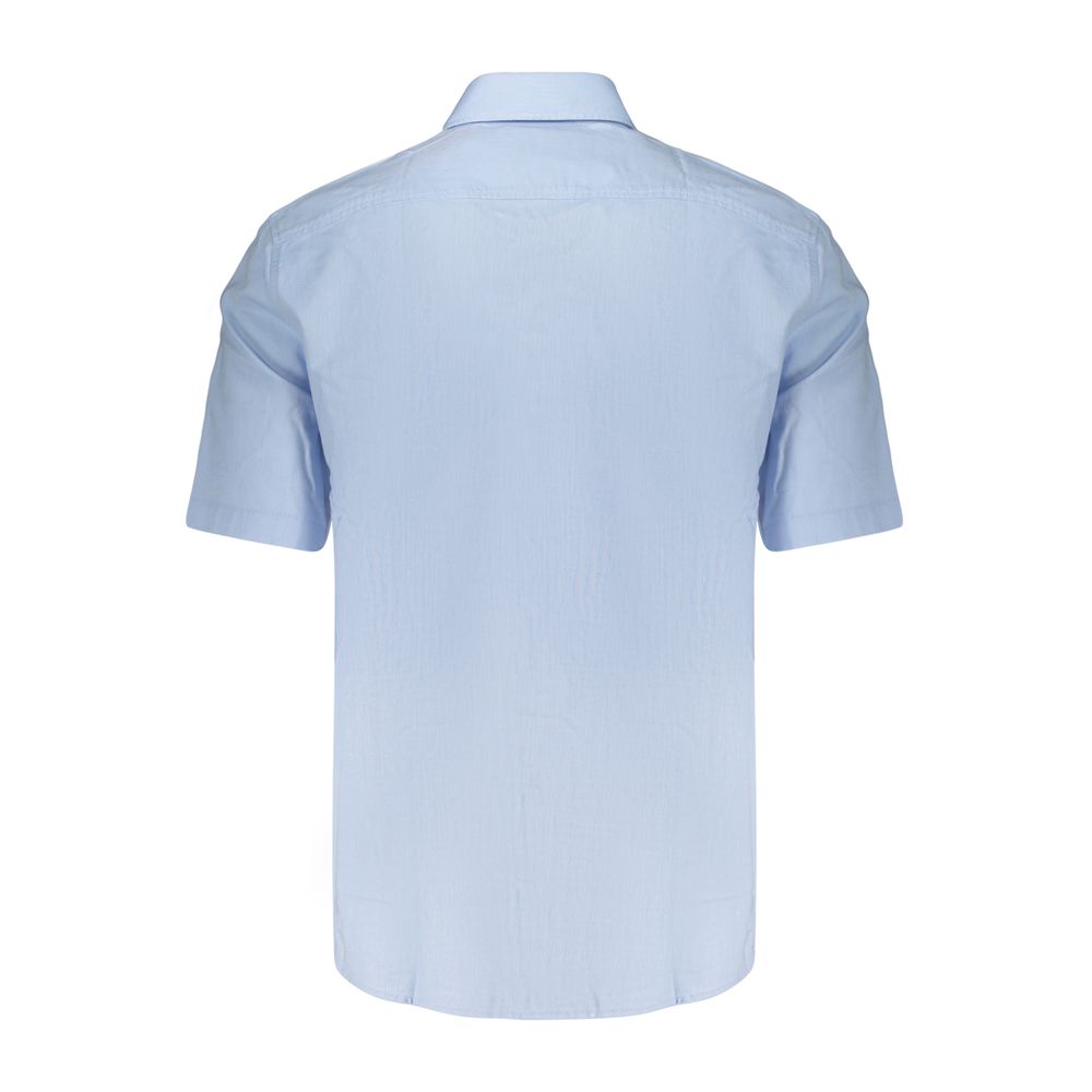 Azzurro Cotton Short Sleeve Shirt