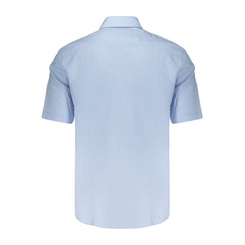 Azzurro Cotton Short Sleeve Shirt