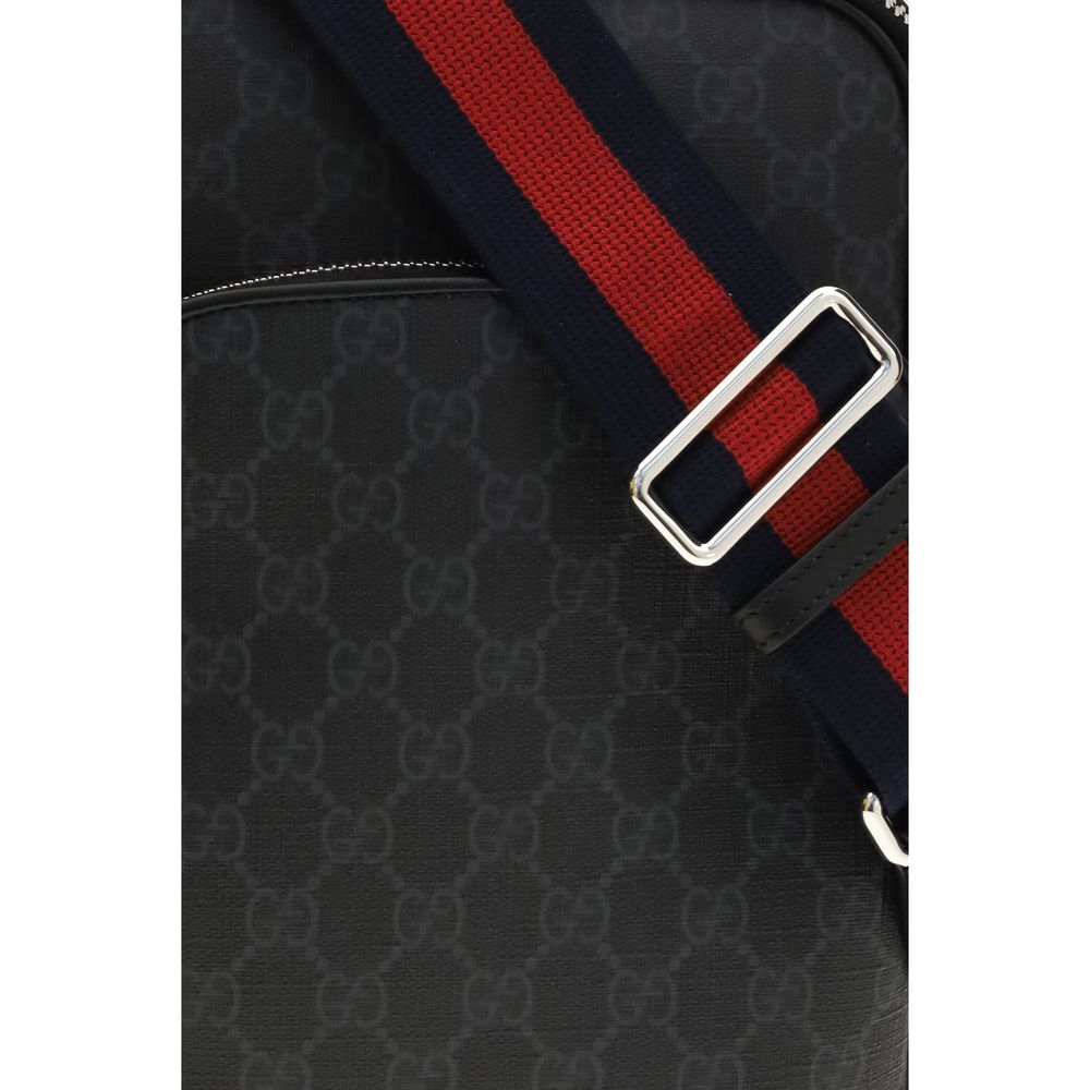 GG Supreme Polyurethane Shoulder Bag