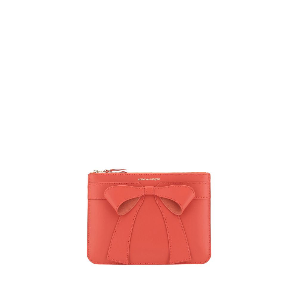 Big Bow Calfskin Coin Purse