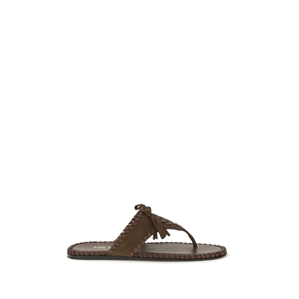 Thong Calfskin Flat Sandals