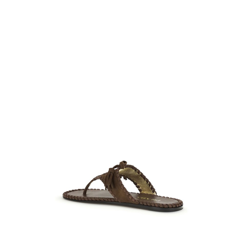 Thong Calfskin Flat Sandals
